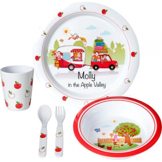 Zestaw obiadowy dla dzieci Molly Kids Girl 3+ - Brunner-121091
