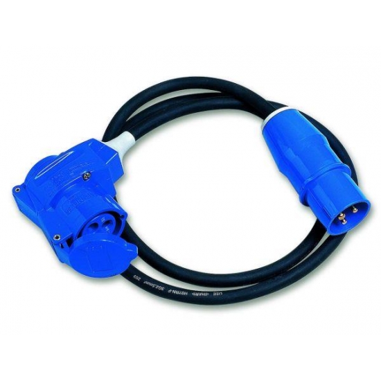 Przedłużacz, adapter Adaptor CEE/CEE90 150 cm (3x2,5 mm2) - Brunner-130260