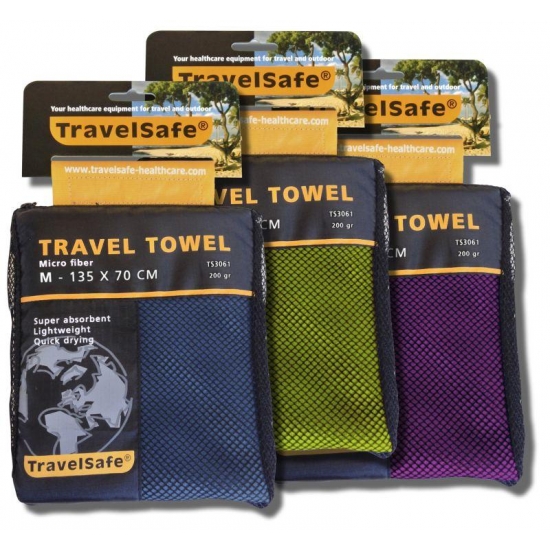 Ręcznik szybkoschnący Microfiber Towel M Royal BlueTravel Safe-26953