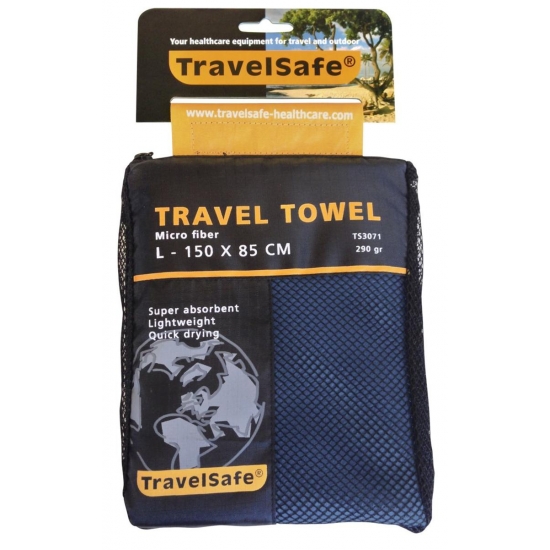 Ręcznik szybkoschnący Microfiber Towel L Royal Blue Travel Safe-26963