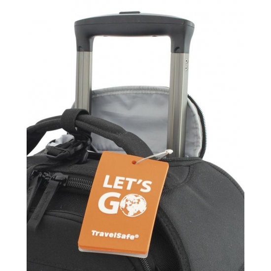 Zawieszka adresowa na bagaż Rubber Luggage ID Tag Black-27014