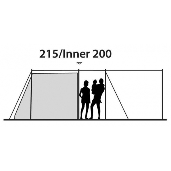 Namiot rodzinny dla 5 osób Tomcat 5SA - Outwell-37236